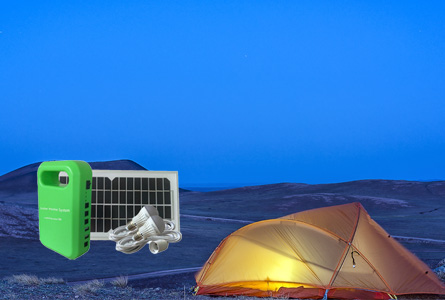 Hệ thống năng lượng mặt trời cho cắm trại
